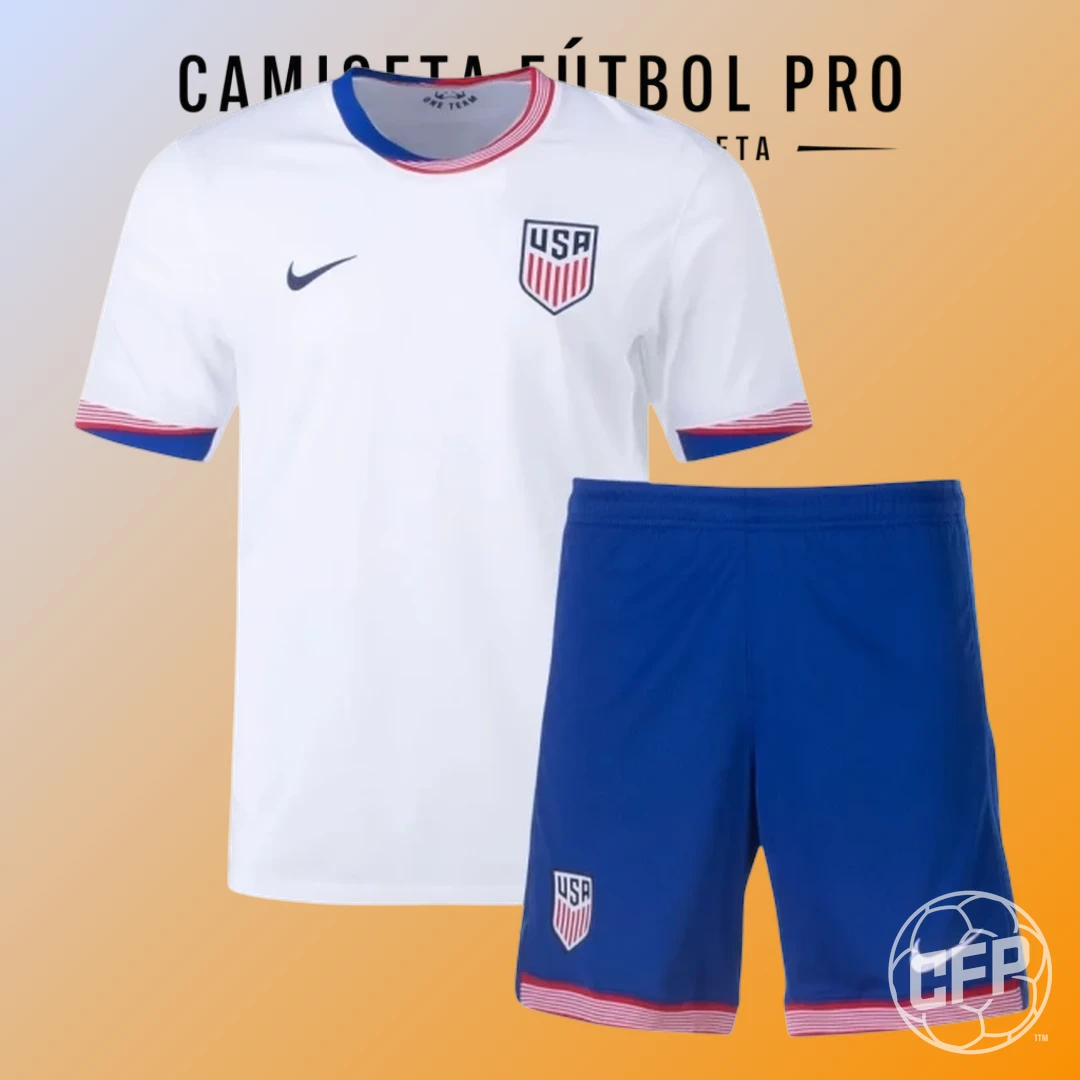 Selecciones-Copa-America-Estados-Unidos-2024-25-Primera-Equipacion-Niños-Aficionado-1